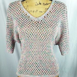 Loose Breathable Mesh Knit Lightweight Sweater